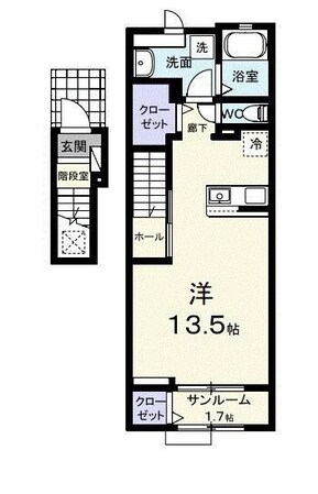 ドミールの物件間取画像